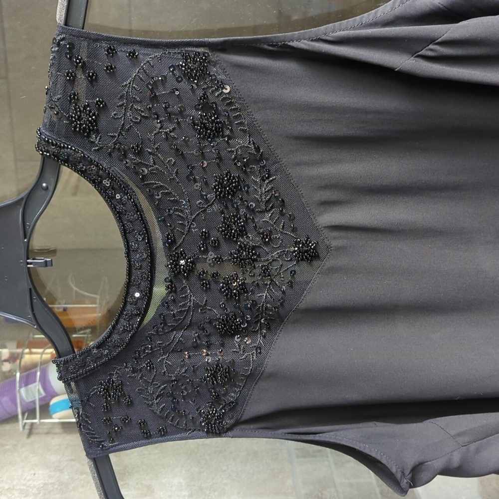 Torrid Mesh Beaded Georgette Tank